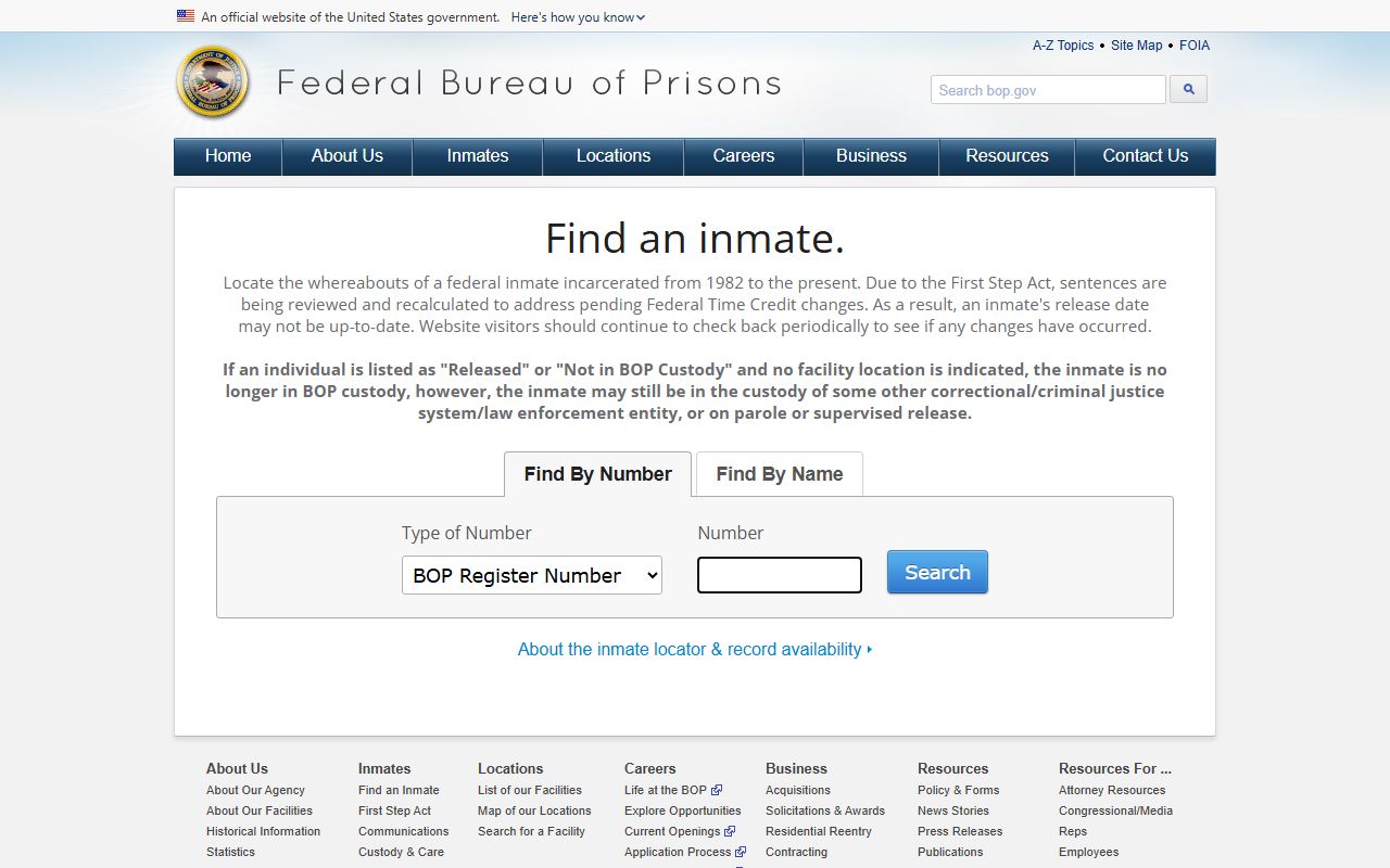 Federal BOP inmate locator for FDC Philadelphia federal inmate search near Delaware County